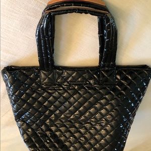 MZ Wallace Black Lacquer Medium Metro Tote